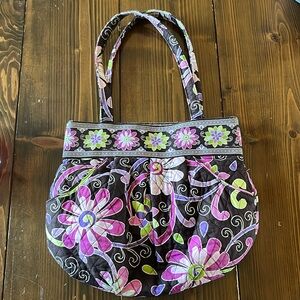 Vera Bradley Purple Punch Morgan Shoulder Bag.